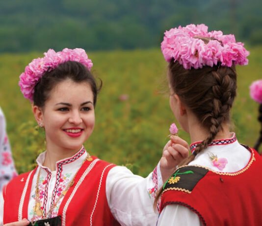 Rose Festival pretty girls rose fest visit bulgaria